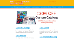 Desktop Screenshot of mycatalogsource.com